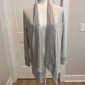 Athleta Light Gray Open Front Cardigan new with tags!
